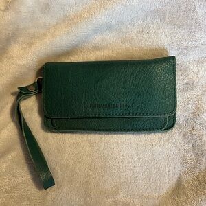 Portland Leather ‘Almost Perfect’ Lily wristlet bacalar